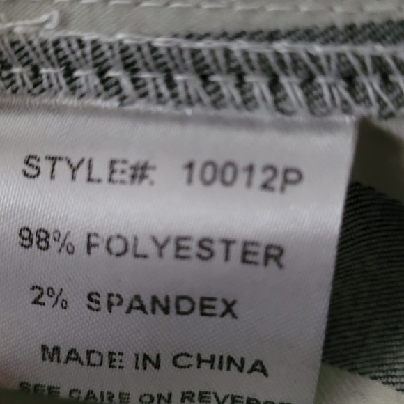 NWT Black Striped High Rise Belted Ankle Pants Size M - Picture 12 of 12